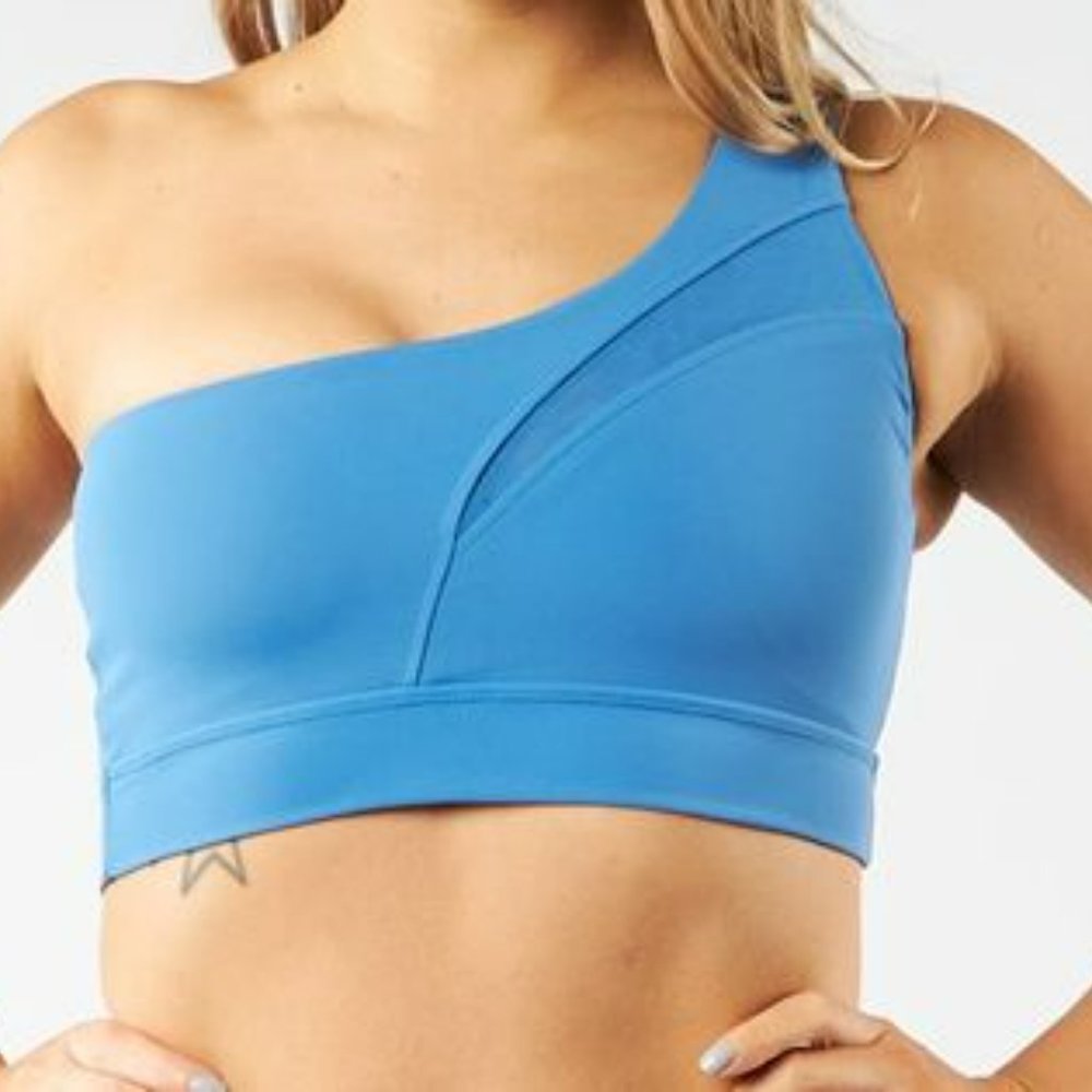 BuffBunny Glacier Bear Claw One-Shoulder Bra XXXL